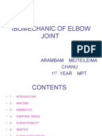 Bio Mechanic of Elbow Joint