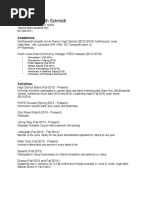 SR Resume Template 2016