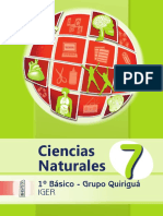 Libro Quiriguá Ciencias Naturales 1º Básico