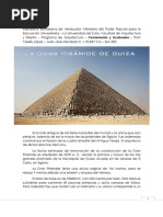 La Gran Piramide de Guiza