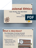 Ethics Presentation Aberdeen