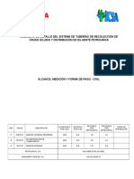 Alcance, Medición y Forma de Pago - Civil