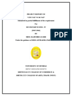 Mcom Part 2 Project of Mvat Cen Vat