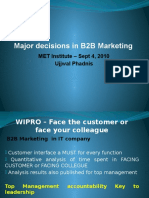 B2B Marketing - 4. Major Marketing Tools, MET Institute