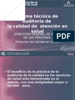 Antecedentes de La Auditoría en Salud