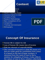 Competitive Study of LIC Vs Private Players in Life Insurance Sector