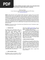 Performance Analysis of Reed-Solomon Codes Concatinated With Convolutional Codes Over Awgn Channel