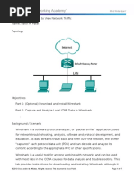 2.3.2.6 Packet Tracer - Using Wireshark To View Network Traffic