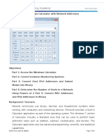 7.1.2.8 Lab - Using The Windows Calculator With Network Addresses