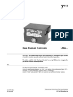 Gas Burned Siemens Landis LGA41