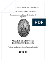 Syllabus Análisis de Circuitos Eléctricos II (2015-III) PDF