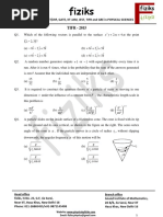 TIFR Question Paper 2015