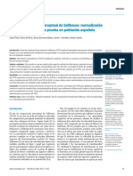 Test de Comparacion de Salthouse Normalizacion Española