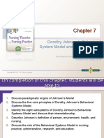 Chapter 7 Dorothy Johnsons Behavioral System Model and Its Applications