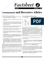 Dominant and Recessive Alleles