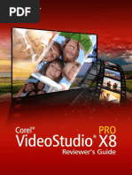 Corel VideoStCorel-VideoStudio-Pro-X8-Reviewers-Guideudio Pro X8 Reviewers Guide