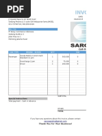 Invoice Rental Sukabumi