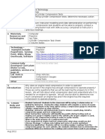 709 Compression Test Lesson Plan