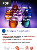 A 3 0 - Chemical Change Is A Process That Involves Recombining Atoms and Energy Flows