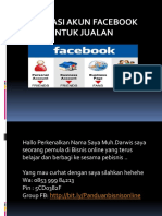 Optimasi FB Untuk Jualan 1