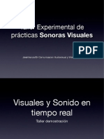 Taller Experimental de Prácticas Sonoro Visuales UMA