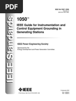 IEEE STD 1050-2004 IEEE Guide For Instrumentation and Control Equipment Grounding in Generating Stations