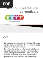 Diseño Universal Del Aprendizaje