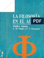 Lipman Matthew - La Filosofia en El Aula