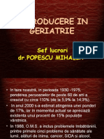 Introducere in Geriatrie