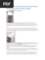 Sistemas de Alimentación Ininterrumpida (UPS Uninterruptible Power Supply)