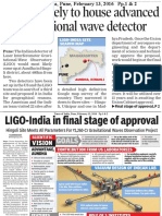 Hingoli Likely To House Advanced Gravitational Wave Detector