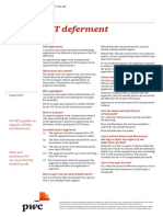 VAT Deferment: No VAT Payable On Imports of Plant and Machinery