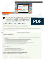 (Remedy ITSM) The Pulse - Registering External ..