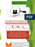 Desaparicion y Ausencia