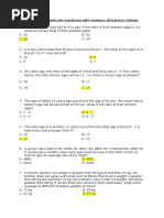 Aptitude Test Papers - 50 Questions