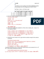 PRACTICE EXAM #1 (Ch. 14-15) : Rate K (S O) (I)