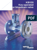 KBV20 Key Operated Boiler Blowdown Valve