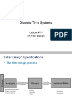 DSP Lect 11 Iir Design