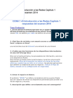 CCNA 1 v5 Introducción A Las Redes Capítulo 1 Respuestas Del Examen 2014