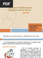 Enfoque Tradicional y Enfoque Social de La Salud