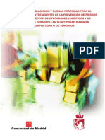 Guía de Recomendaciones y Buenas Prácticas, para la Coordinación en la Prevención de Riegos Laborales del Sector de Operadores Logísticos y de Transportes que desarrollan su actividad diaria en Instalaciones Compartidas o de terceros