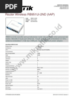 WWW - Mikrotik.co - Id: Router Wireless RB951Ui-2ND (hAP)