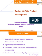 DR N Dharmadhikari - QBD in Product Development