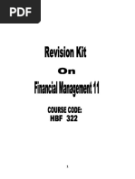 Financial Management 2 Revision Kit 2010