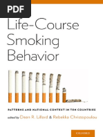 Dean R. Lillard, Rebekka Christopoulou-Life-Course Smoking Behavior - Patterns and National Context in Ten Countries-Oxford University Press (2015)