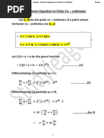 3 Cauchy - Riemann Equation in Polar Co-Ordinates