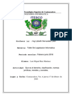 Taller de Legislación Informática Unidad 1