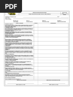 Lista de Chequeo para Orden y Aseo - Ecopetrol S.A.