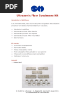 Ultrasonic Flaw Specimens Kit