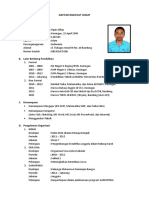 Daftar Riwayat Hidup (Curriculum Vitae)